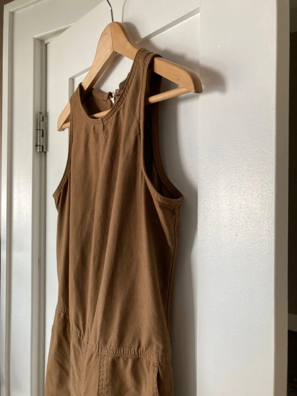 Everlane Fatigue Organic Cotton Barrel Leg Jumpsuit - Brown